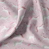 Printed Cotton COLICORNE Pink / White